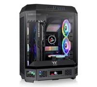 Caja Thermaltake Midi Tower Negro SPCC Vidrio Templado RGB ATX/mATX/Mini-ITX