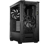 be quiet! Pure Base 501 DX Black Caja de PC, iluminación ARGB Elegante, 3 Ventiladores Pure Wings 3 140mm PWM preinstalados, una presión de Aire Extraordinaria, diseño dinámico, Amplio Espacio