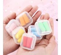 Caja transparente resistente para joyas, tapones para los oídos y objetos pequeños, paquete de 20