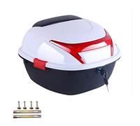 Caja Trasera para Recorrido en Motocicleta, KIMISS Maletero Equipaje con Cerradura Superior Almacenamiento Caja Trasera Casco Almacenamiento de Equipaje Estuche Superior (Grande)