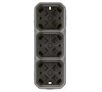 Caja triple empotrada con paso NUEVO PLEXO 55 069680L