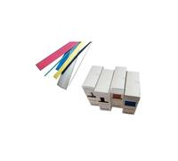 Caja tubo termorretractil azul, diámetro 3.20 mm, longitud 15 mts; ideal para aislamiento, protección de cables y componentes eléctricos.