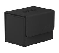 Caja Ultimate Guard Sidewinder 80+ para 80 cartas TCG de doble funda. Cierre magn tico negro y forro interior de microfibra para un almacenamient