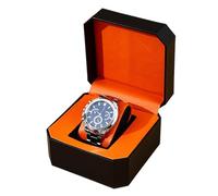 Caja única, caja simple - Caja de almacenamiento de reloj de PU octogonal - Organizador de reloj de pulsera de lujo, soporte de almacenamiento de joyas portátil para viajar al aire libre