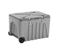 Caja universal de polipropileno, con cerradura lateral