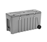 Caja universal de polipropileno, con cerradura lateral