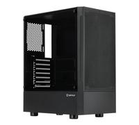 UNYKAch Caja ATX Aero C35,con Panel Lateral de Cristal Templado Tintado, con 2 Puertos USB 3.0, 1 USB 2.0, para Instalación de Tarjetas Gráficas de hasta 315 mm y Disipadores de CPU de hasta 160 mm