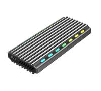 Caja USB 3.1 - GEMBIRD - EE2280-U3C-03 - Aluminio RGB - Ligera 50g - Compacta 30x10mm