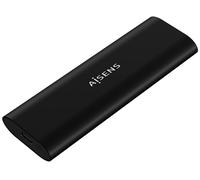 Caja USB-C Externa para Disco SSD M.2 SATA/NVMe (Negro) - AISENS