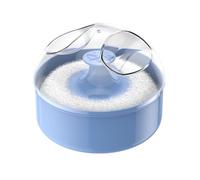 Caja vacía de polvo para el cuerpo del bebé y contenedor para polvos sueltos, tamaño grande, con funda para niños pequeños