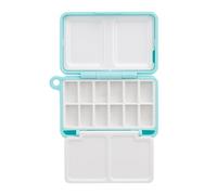 Caja vacía para latas de acuarela, caja de paleta de pintura con pan, con tapa, pintura de viaje, contenedor de pintura a prueba de fugas
