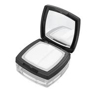 Caja vacía para polvos, evita que se extienda la tapa hermética, colador de malla, contenedor de polvo suelto, espejo compacto para viajes de negocios