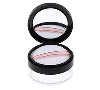 Caja vacía para polvos sueltos, contenedor de almacenamiento para colorete, tarro de talco, 20 g, color negro