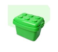 (Caja verde, 29*22*21,5 cm) Figuras de Minecraft Steve Him Bloques de construcción Juguetes Ladrillos Cumpleaños