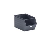 Caja visualizable de chapa de acero L x A x H 544 x 310 x 300 mm, con barra portante