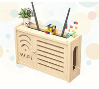 Caja WiFi Pared Cajas Router Caja de Rack de Almacenamiento Caja para Router Pared Caja para Poner El Router WiFi En Pared,C-36x24cm