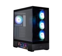Caja Zalman P40 Ds Atx 4xvent 120mm Argb 2xusb 3.0 Negro Sin Fuente