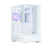 Caja Zalman P40 Prism ATX 3xVent 120mm ARGB 2xUSB 3.0 Blanco sin Fuente