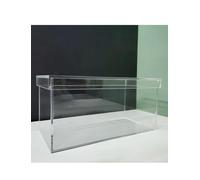 Cajas acrílicas cuadradas Transparentes con Tapa, Cajas de Almacenamiento de plástico for Dulces, Galletas, Monedas, té, Joyas y baratijas, contenedores de Cubos acrílicos(25x20x5cm)