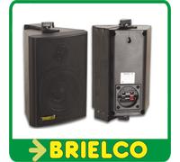 CAJAS ACUSTICAS PAREJA 2 VIAS 4" 2X40W RMS NEGRAS SUJECION ORIENTABLE BD1894