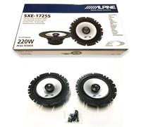 Cajas Alpine SXE-1725S Kit De Altavoces Coaxiales 2 Vías 165 Mm 16,5Cm 220W