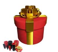 Cajas anidadas de broma, juego de broma impreso en 3D, divertidas cajas de envoltura anidadas para sorprender, material PLA con impresión de alta precisión, accesorio de fiesta para Navidad y