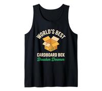 Cajas Carton Worlds Best Cardboard Box Breaker Downer Camiseta sin Mangas