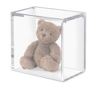 Cajas de Acrílico para Exhibición | Caja de Almacenamiento Multiusos - Protector Antipolvo con Tapa Magnética Organizador para Coleccionables Habitación Sala Estantería Armario