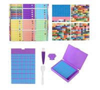 Cajas De Almacenamiento De Arte De Rhinestone | Kits De Bandejas De Almacenamiento De Arte De Rhinestone Con Tapas - Organizadores De Joyas De Perlas Con Soporte Adecuado Para Edades Y Ocio