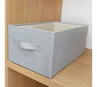 Cajas de almacenamiento de tela para estantes,Cestas grandes Organizador de ropa,Caja de organizadores de armario para sujetadores de armario, calcetines, ropa interior, corbatas, bufandas juguetes