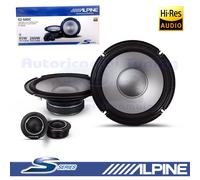Cajas De Altavoces A 2 Vías Alpine S2-S80C 200Mm 2 Woofer 2 Tweeter 260W 85W Rms