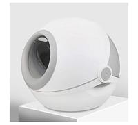 Cajas de Arena para Gatos Tazón de Arena para Gatos, Inodoro Extra Grande de Gato, Desodorante y Anti-Salpicaduras, Bote de Gato, Suministros de Gatos necesarios/Gris necesarios