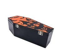 Cajas de ataúd para golosinas, Halloween Candy Bowl Caja de aperitivos con diseño aterrador, contenedor de dulces, decoración de fiesta, aspecto festivo, cocina mantel de entrada de mesa