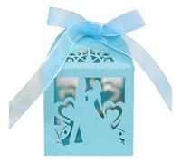 Cajas de caramelo hueco 50 unids/set Baby Ducha Candy Cookies Embalaje