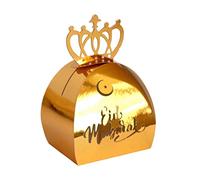 Cajas de caramelo Ramadán,Cajas de Favor de caramelo Cajas de Eid para decoraciones de boda - Decoraciones de Ramadán de favores de boda únicos para el hogar Adawd