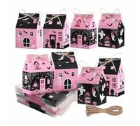 Cajas de caramelos de Halloween - Mini Castle House Treat Containers