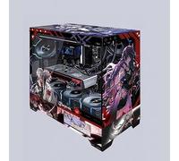Cajas De Computadora, Caja De Juegos De PC De Torre Media M-ATX/ATX/ITX - Puerto Frontal De E/S USB 3.0/Tipo C - Vista Panorámica De 270° - Panel De Vidrio Templado - Personalización Privada