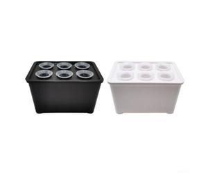 Cajas de cultivo hidropónico de doble juego interior con sistema de múltiples poros Material PP estable Cultivo sin suelo Simulación de luz solar