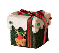 Cajas De De Navidad - Contenedor De Snacks Vacío | De Embalaje Para Dulces De Navidad,para Familia Amigos Snack De Invierno y