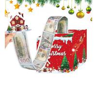 Cajas De Dinero Navideñas para Efectivo | Suministros Festivos Divertidos y Creativos con 30 Bolsas | Dispensador de Dinero para Navidad,para Cumpleaños Fiestas Año Nuevo Niños Adultos Familia Amigos