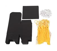 Cajas de Dulces de Graduación 20 Piezas Forma Sombrero Negro con Borla para Centros Mesa Fiesta Graduación, Montaje Bricolaje, Material Papel Kit Artcraft