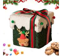 Cajas De Dulces De Navidad | Contenedor Vacío Endurecido,Cajas De Dulces De ,Para Chocolate, Snacks, Especias, Tarjetas, Decoración Casera, Y