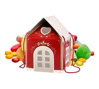 Cajas De Dulces De Navidad | De Trate De Papel Con Forma Casa, De Embalaje De Dulces De Vacaciones | Para Chocolate, Decoraciones Estacionales, Reuniones Familiares, Oficina, Educación