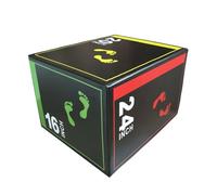 Cajas de entrenamiento pliométricas antideslizantes, base de entrenamiento de equilibrio, diseño de base estable, para squat Deadlift Skipping Speed Beginner Youth Garage Use, 15,75 x 19,69 x 23,62