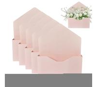 Cajas de flores - Sobre para ramo de floristería | de regalo plegable | Cajas florales para arreglos para el día de San Valentín, cumpleaños, día de la madre, mujeres, amigas, embalaje de flores