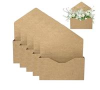 Cajas De Flores,Sobres de Papel Plegables para Arreglos Florales | 5 Piezas Cajas de Sobre para Ramos de Florista,Regalo para Mujeres, Niñas, Amigas, Cumpleaños, San Valentín, Fiestas y Manualidades