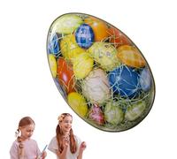 Cajas de Galletas de Huevo de Pascua - de Regalo Vintage de Peltre de Pascua, contenedor Decorativo de en Forma de Conejo | Maletín de Almacenamiento de Metal para Galletas, Joyas