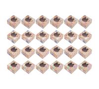 Cajas De Galletas De Pascua | Outil de Nettoyage de Sol avec Séparation des Eaux Usées,Con Ventana Transparente De Cabeza De Conejito Para Caja De Embalaje De Pascua - para Pastel Galletas Dulces