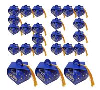 Cajas De Graduación 2025,Lotes De Cajas De Birrete Académico 2025 Con Borlas | Contenedores de Chocolate en Forma de Gorro Decorativo para Celebraciones de Kindergarten, Instituto y