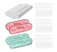Cajas De Hilo Dental De 4 Piezas Y Cajas De Hilo Dental Automáticas De 2 Piezas, Cajas De Hilo Dental Portátiles, Cajas De Hilo Dental De Plástico, Accesorios De Viaje